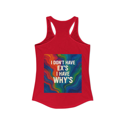 X's And Y's Women's Racerback Tank