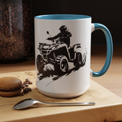 Slingin' Mud Quad 2-Tone Coffee Mug