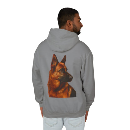 German Shepherd Head Unisex Lightweight Hoodie