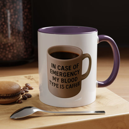 Blood Type 2-Tone Coffee Mug