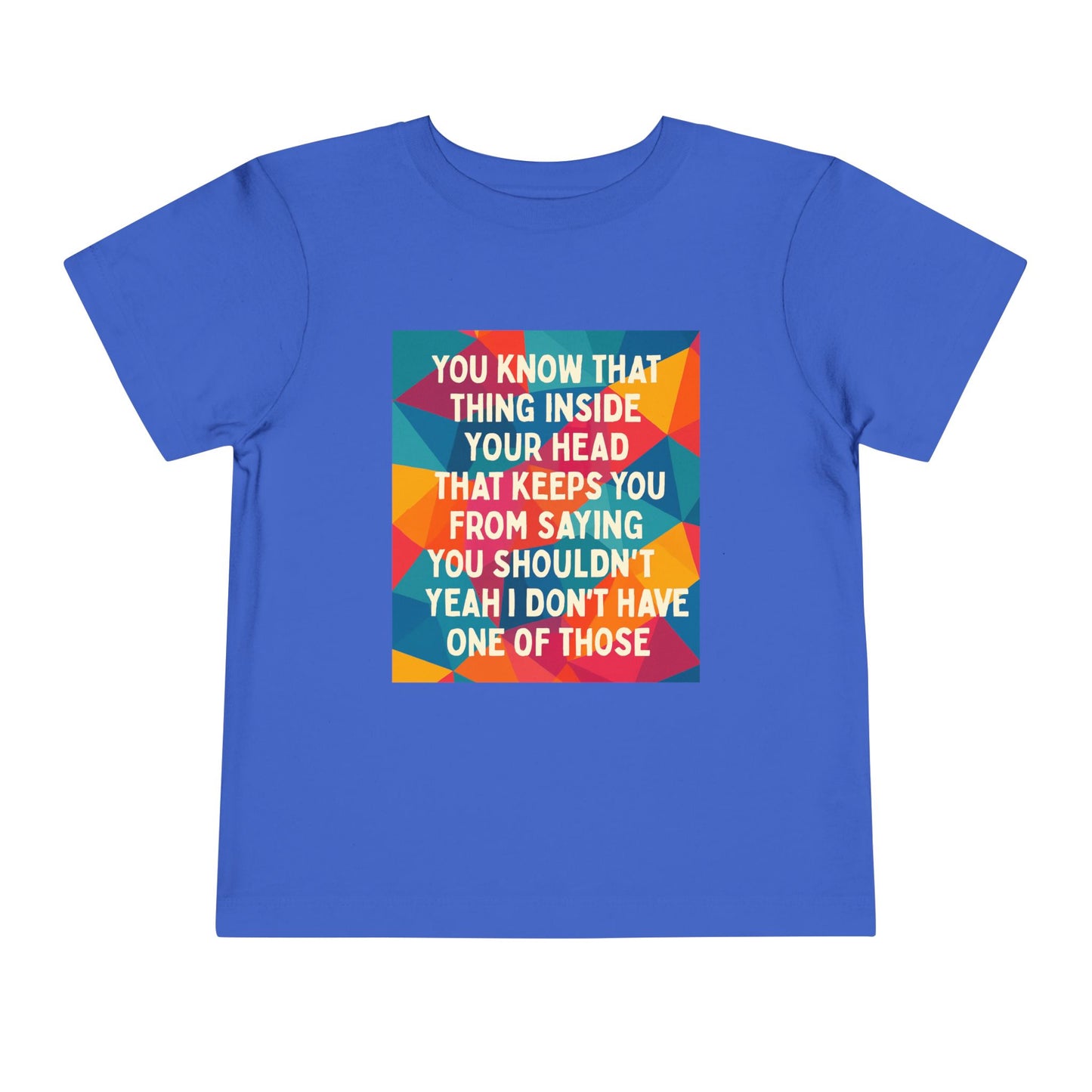 No Filter Toddler Unisex Short Sleeve Crewneck Tee
