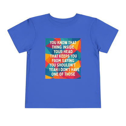 No Filter Toddler Unisex Short Sleeve Crewneck Tee