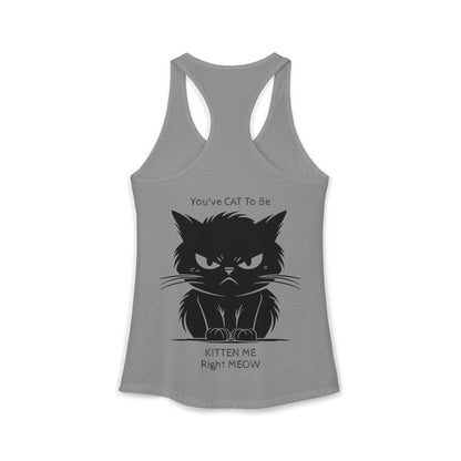 KITTEN Me Women's Racerback Tank