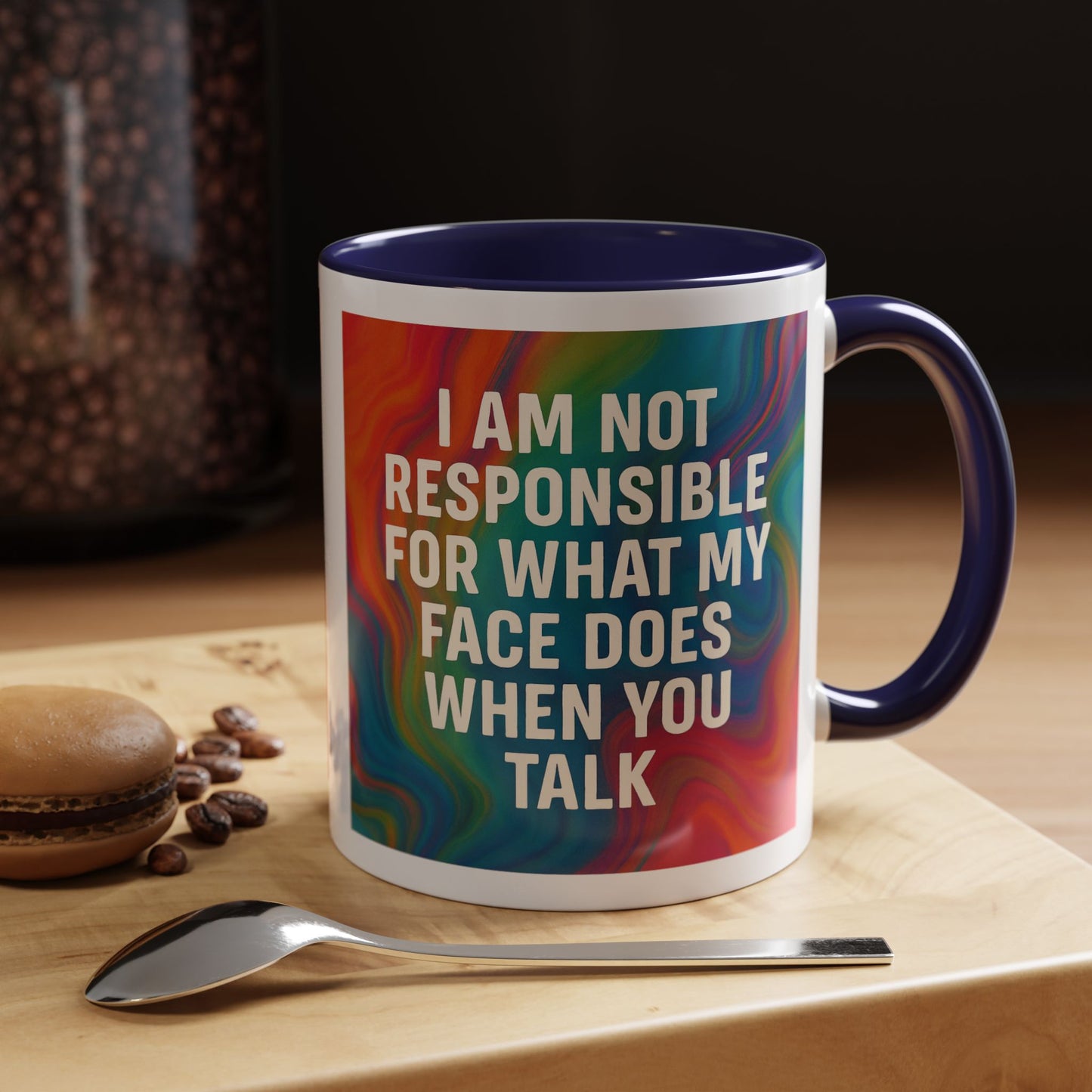 When You Talk 2-Tone Coffee Mug