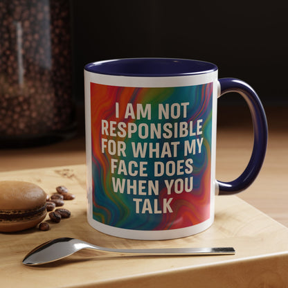 When You Talk 2-Tone Coffee Mug