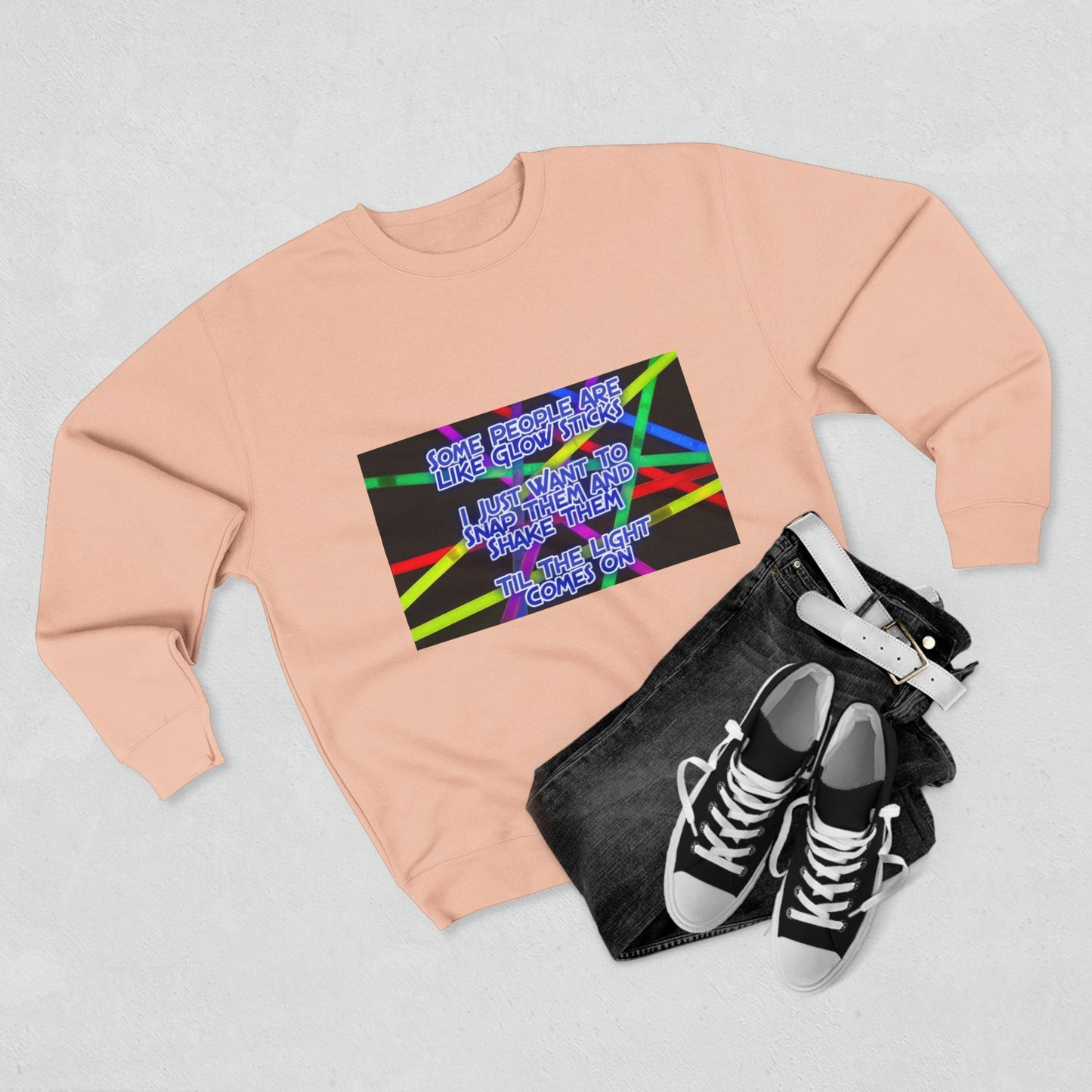 Glow Sticks Unisex Crewneck Sweatshirt