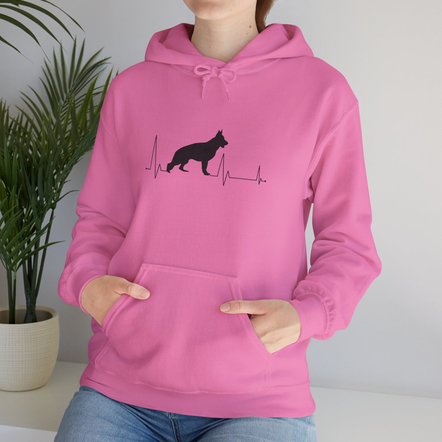 My Heart Beats For German Shepherds Unisex Hoodie