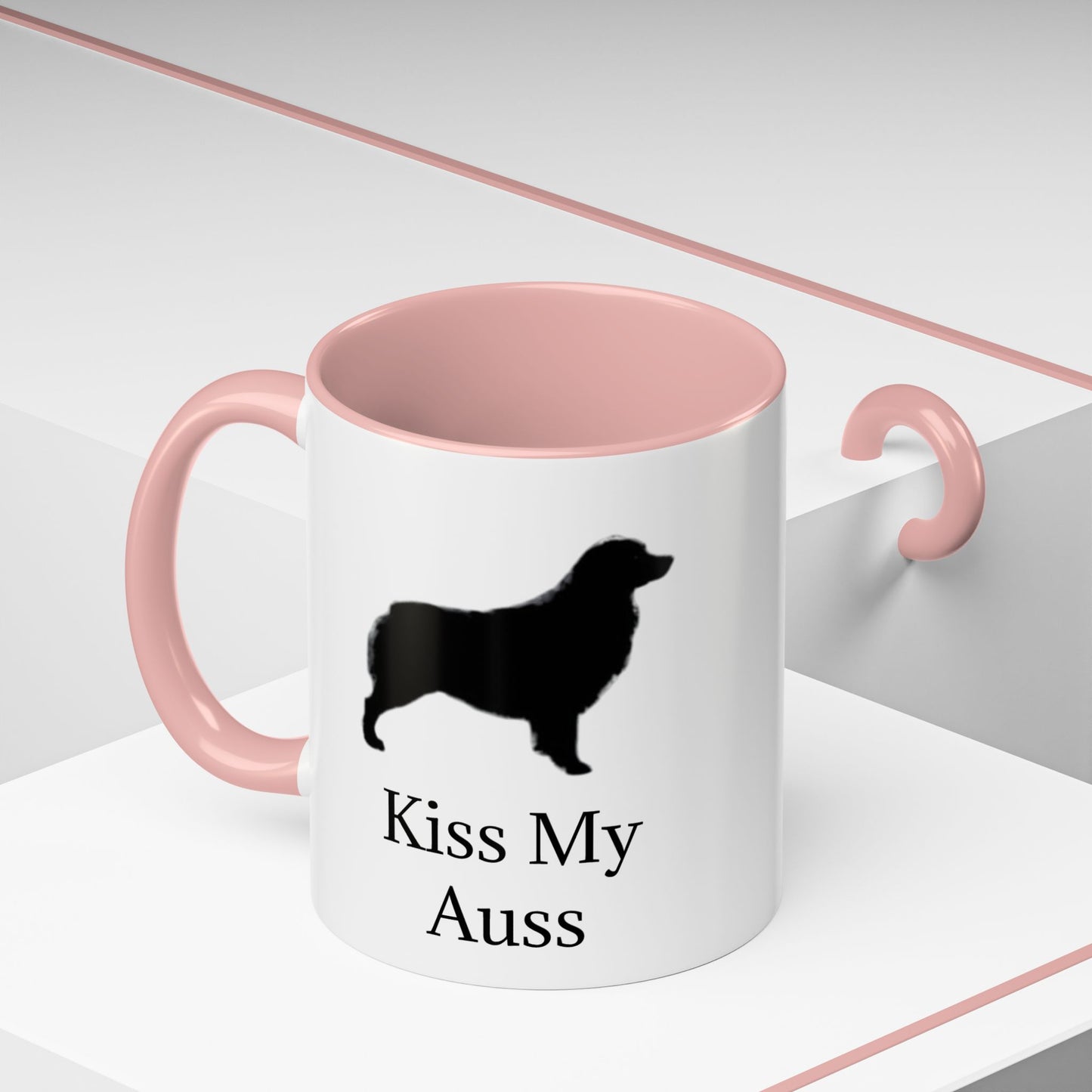 Kiss My Auss 2-Tone Coffee Mug