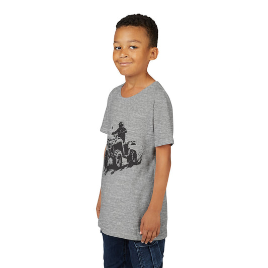 Slingin' Mud Quad Youth Unisex Short Sleeve Crewneck Tee