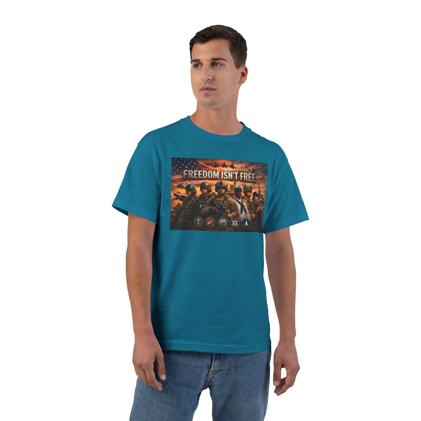 Freedom Isn't Free Men's Short-Sleeve Crewneck Tee