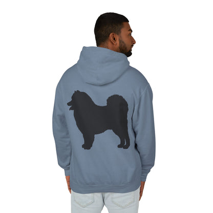 Samoyed Silhouette Unisex Lightweight Hoodie
