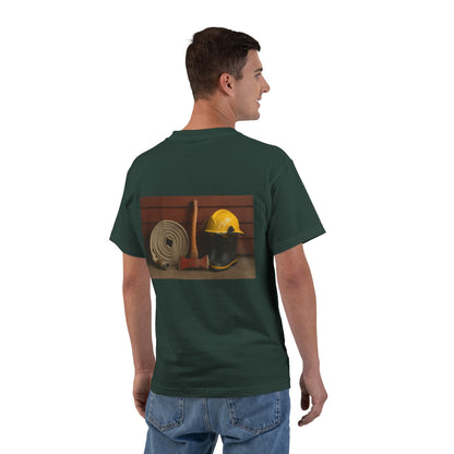 Fire/Rescue Appreciation Men's Short-Sleeve Crewneck Tee
