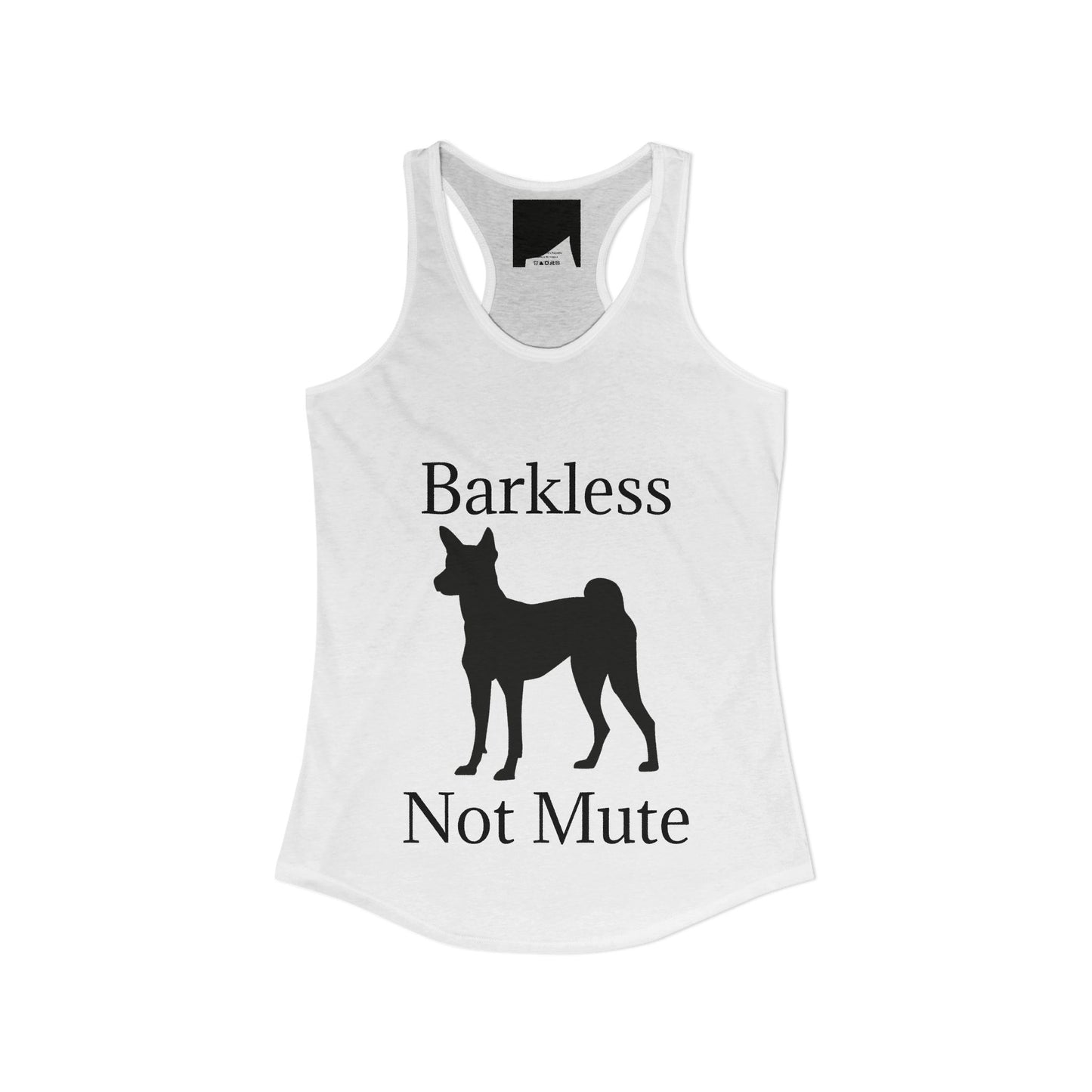 Barkless Not Mute Women's Racerback Tank