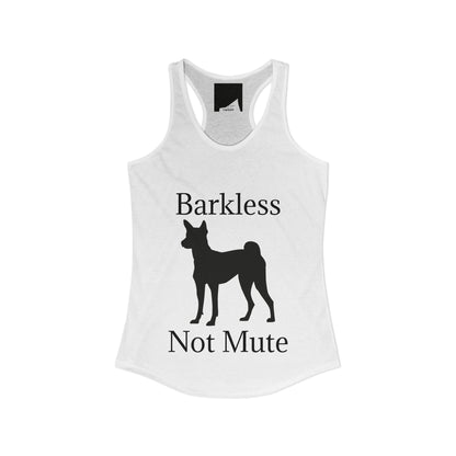 Barkless Not Mute Women's Racerback Tank