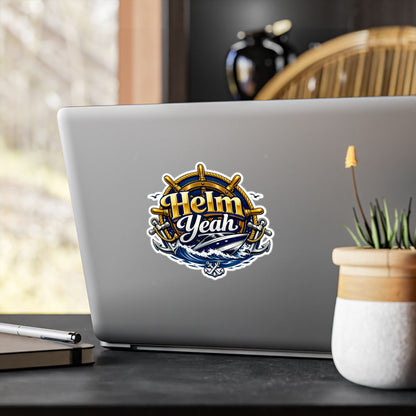 Helm Yeah Vinyl Decal