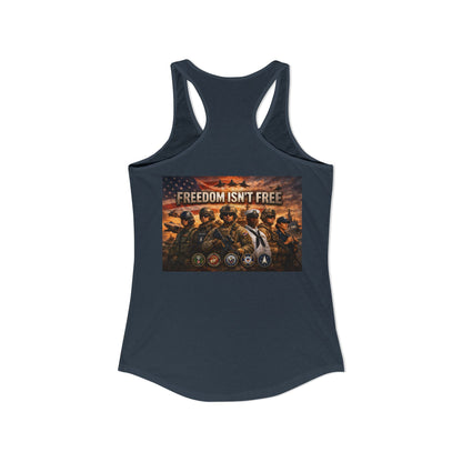 Freedom Isn't Free Women's Racerback Tank