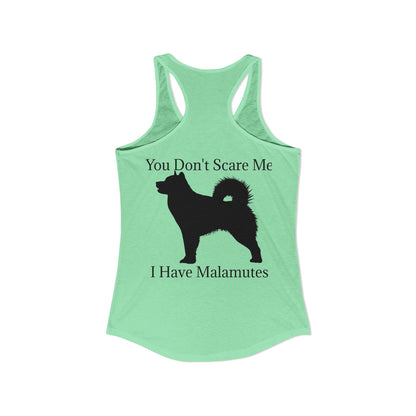 You Don't Scare Me Women's Racerback Tank