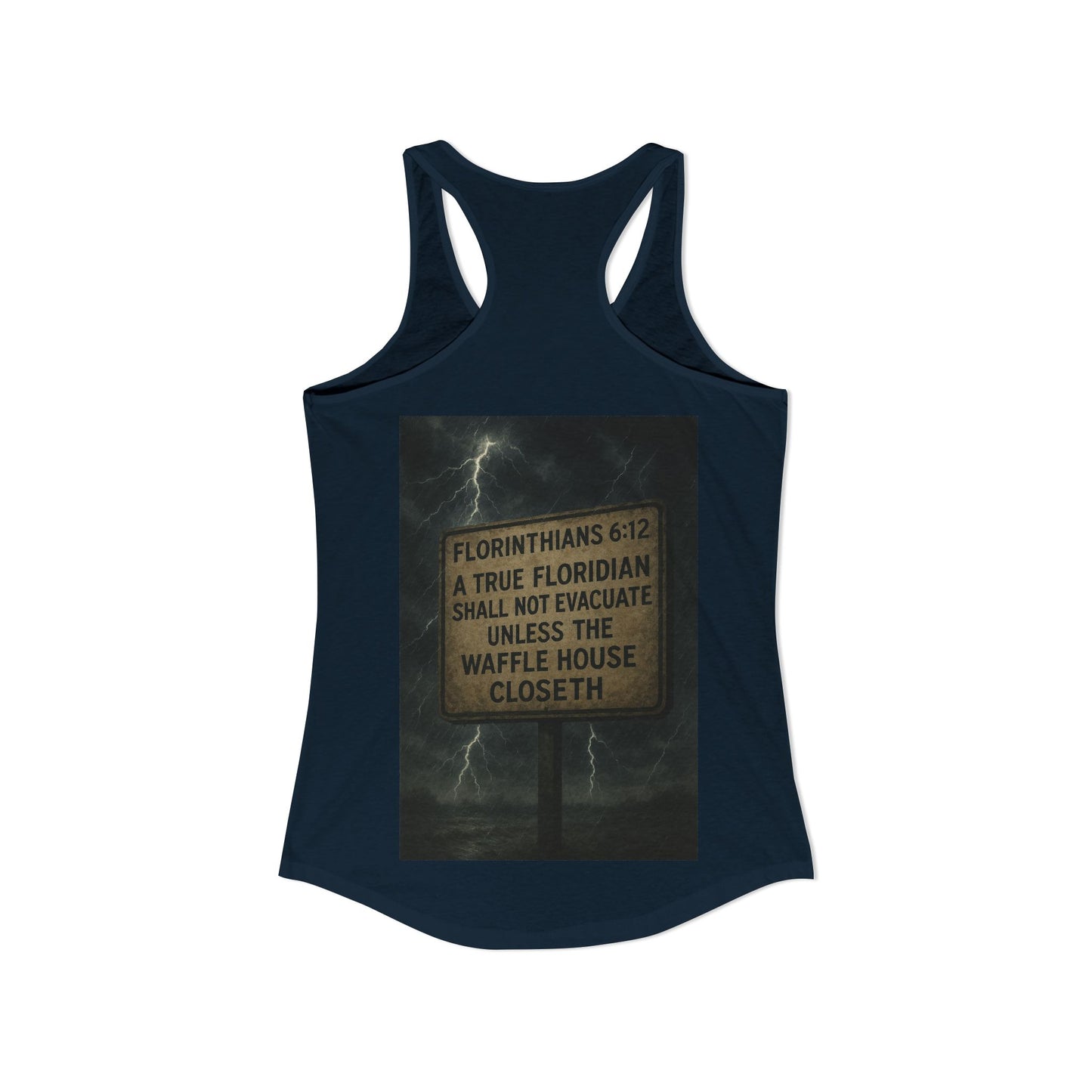 Florinthians 6:12 Women's Racerback Tank