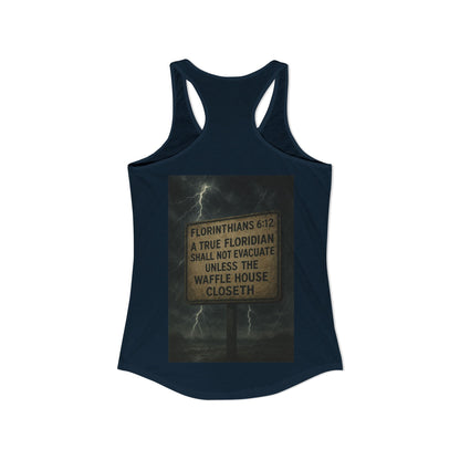 Florinthians 6:12 Women's Racerback Tank