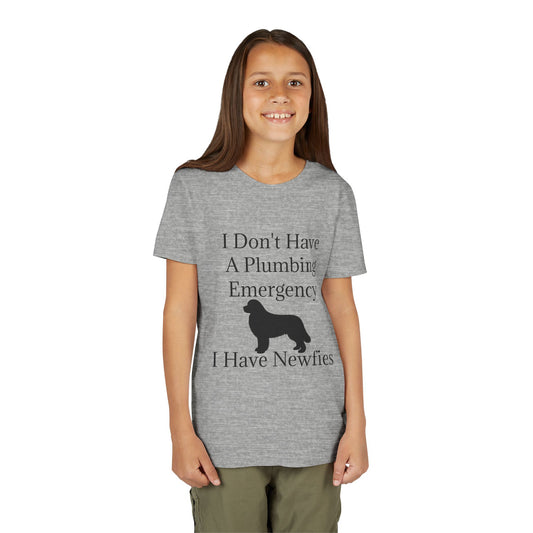Plumbing Emergency Youth Unisex Short Sleeve Crewneck Tee