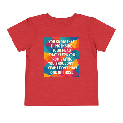 No Filter Toddler Unisex Short Sleeve Crewneck Tee