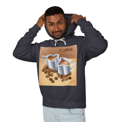 Coffee With Love Unisex Lightweight Hoodie