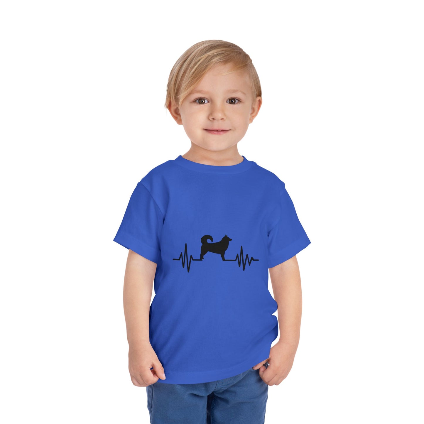 My Heart Beats For Malamutes Toddler Unisex Short Sleeve Crewneck Tee