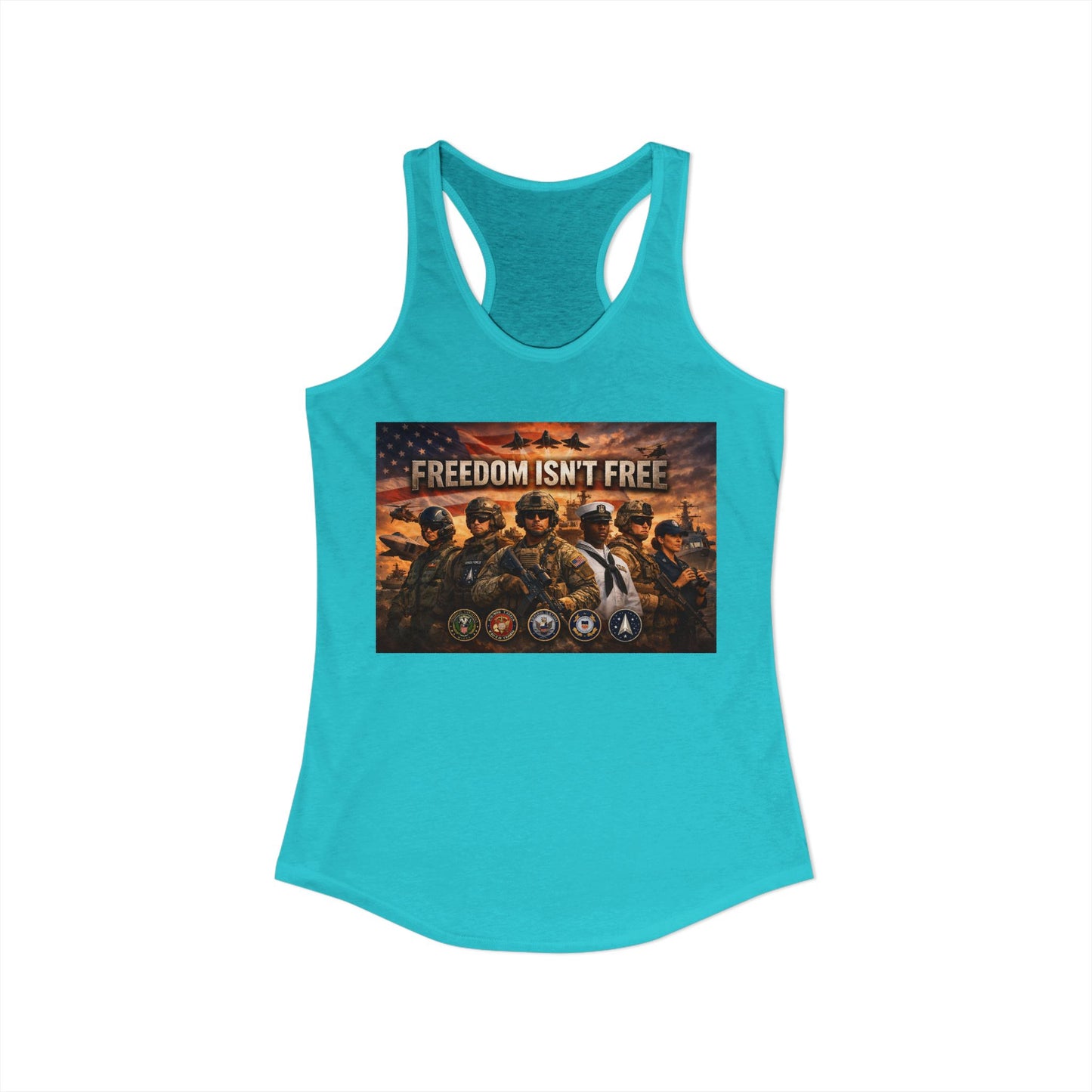 Freedom Isn't Free Women's Racerback Tank
