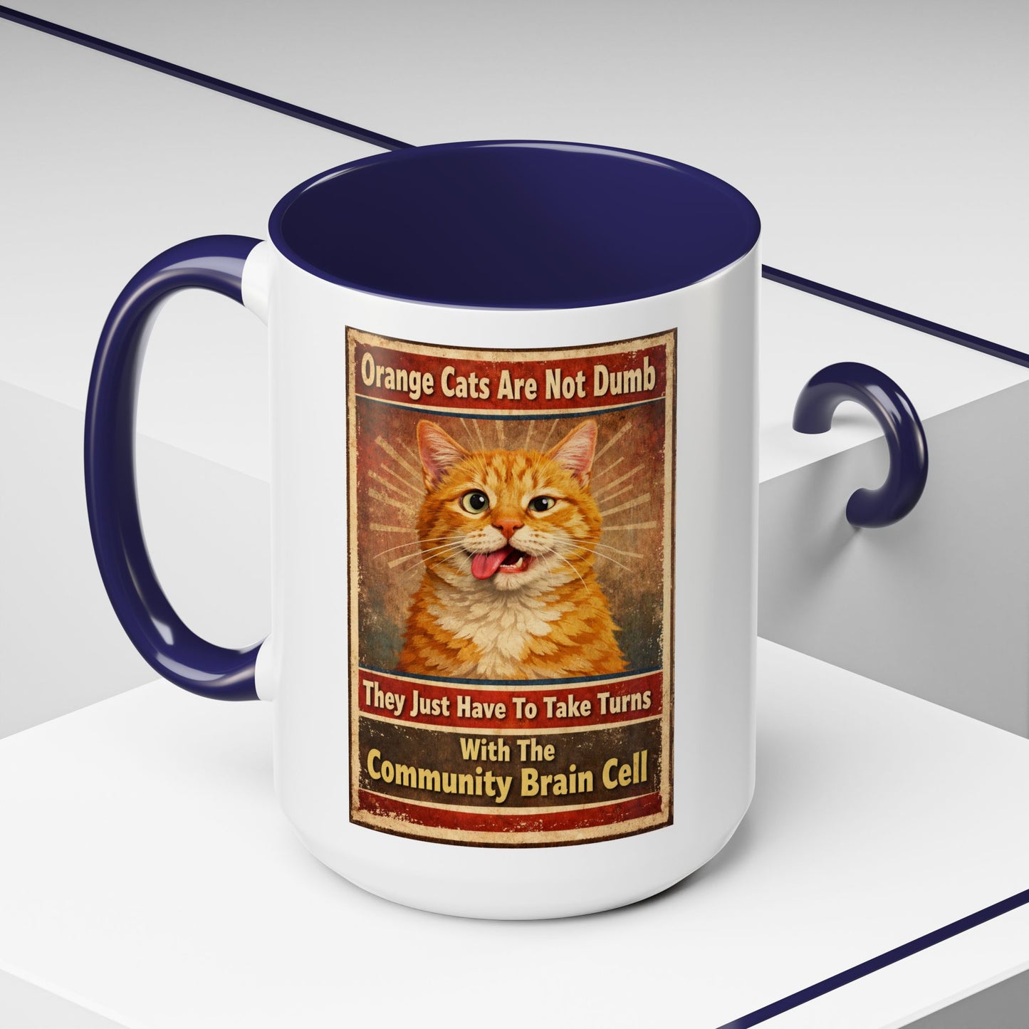 Community Brain Cell 2-Tone Coffee Mug