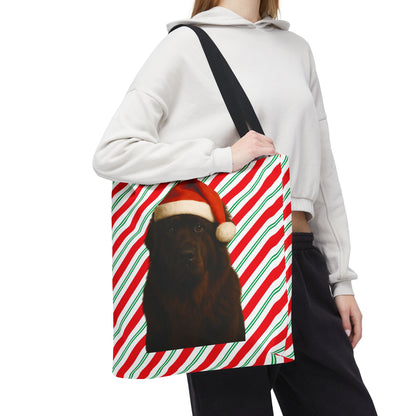 Santa Paws Newfie Tote Bag
