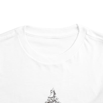 Happy Howl-idays Toddler Unisex Short Sleeve Crewneck Tee