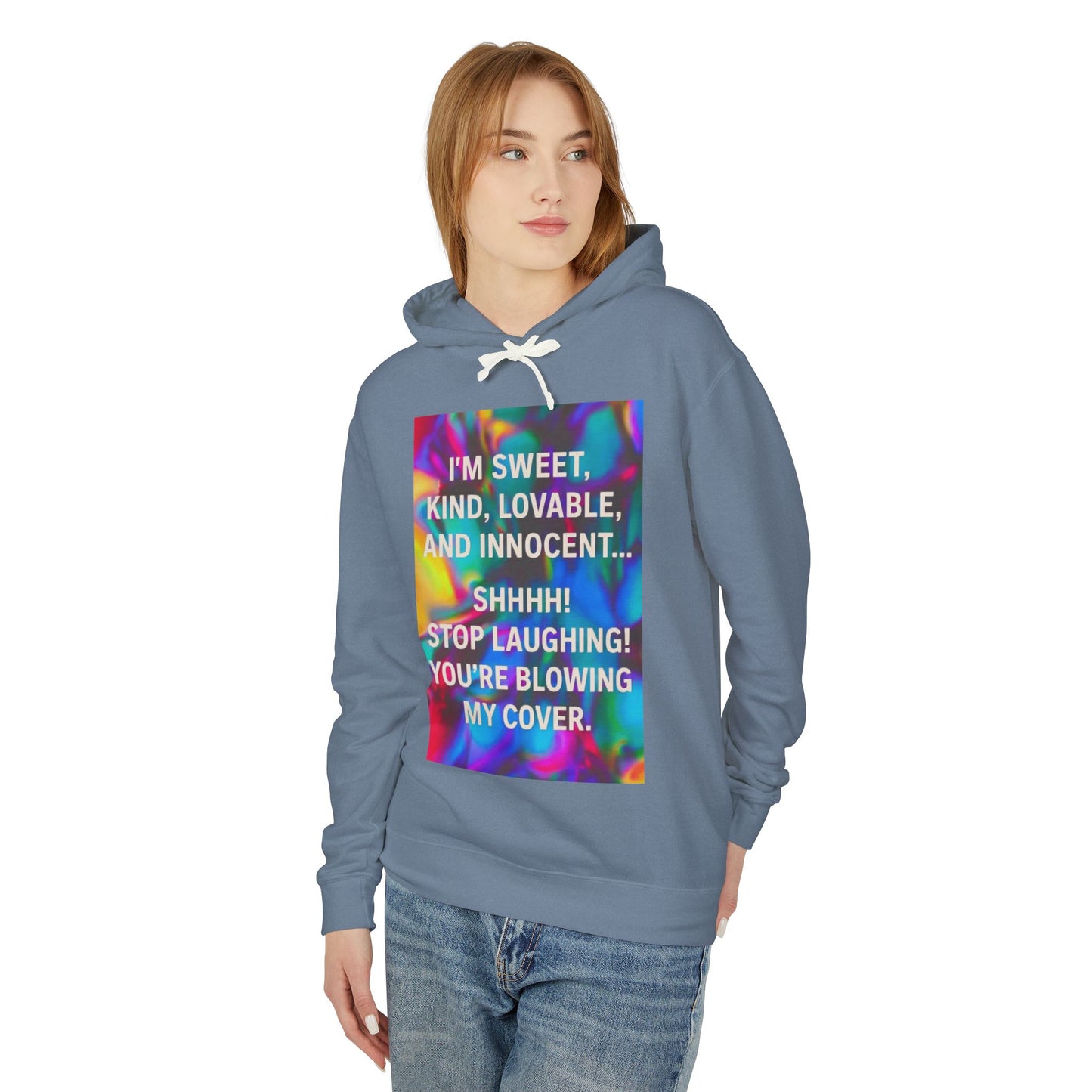 Blowing My Cover Unisex Lightweight Hoodie