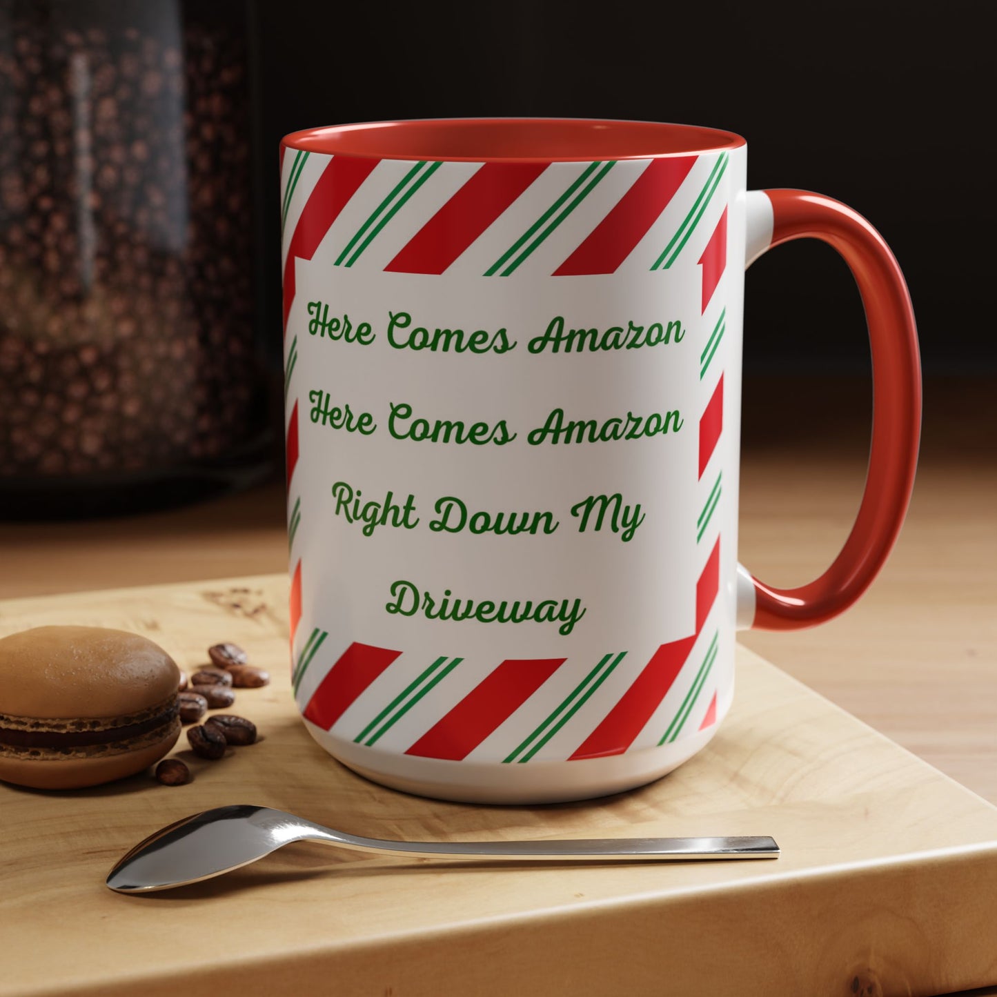 Here Comes Amazon 2-Tone Coffee Mug