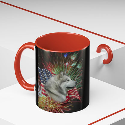 American Malamute 2-Tone Coffee Mug