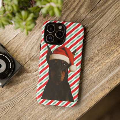 Santa Paws Doberman iPhone Case