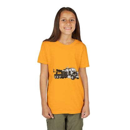Heavy Tow Truck Youth Unisex Short Sleeve Crewneck Tee