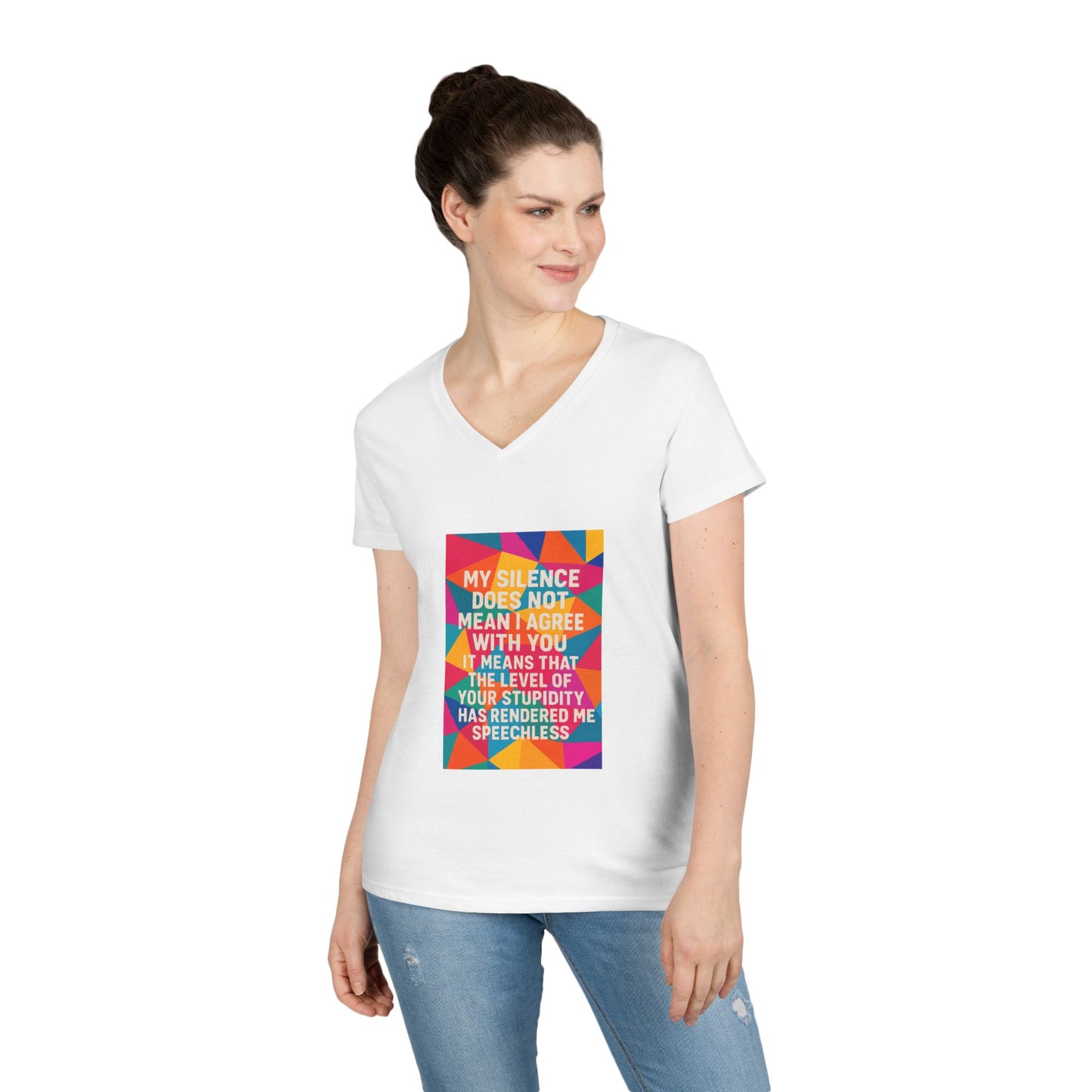 Speechless Women's V-Neck T-Shirt
