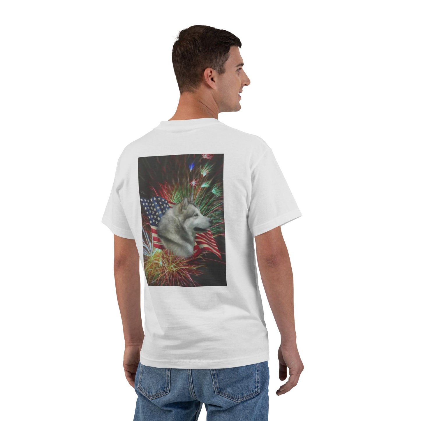 American Malamute Men's Short-Sleeve Crewneck Tee