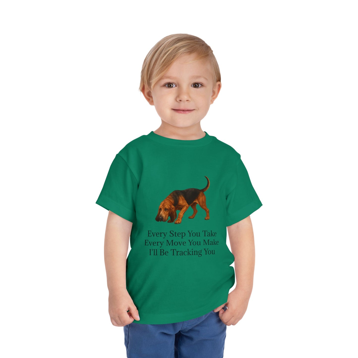 Tracking You Toddler Unisex Short Sleeve Crewneck Tee