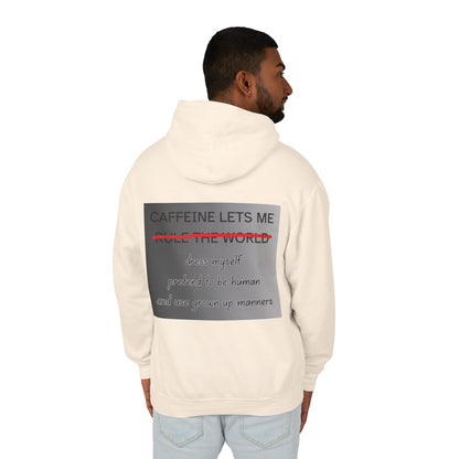 Caffiene Lets Me Unisex Lightweight Hoodie