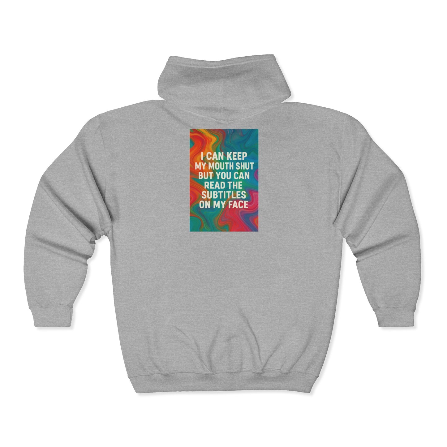 Subtitles Unisex Full Zip Hoodie