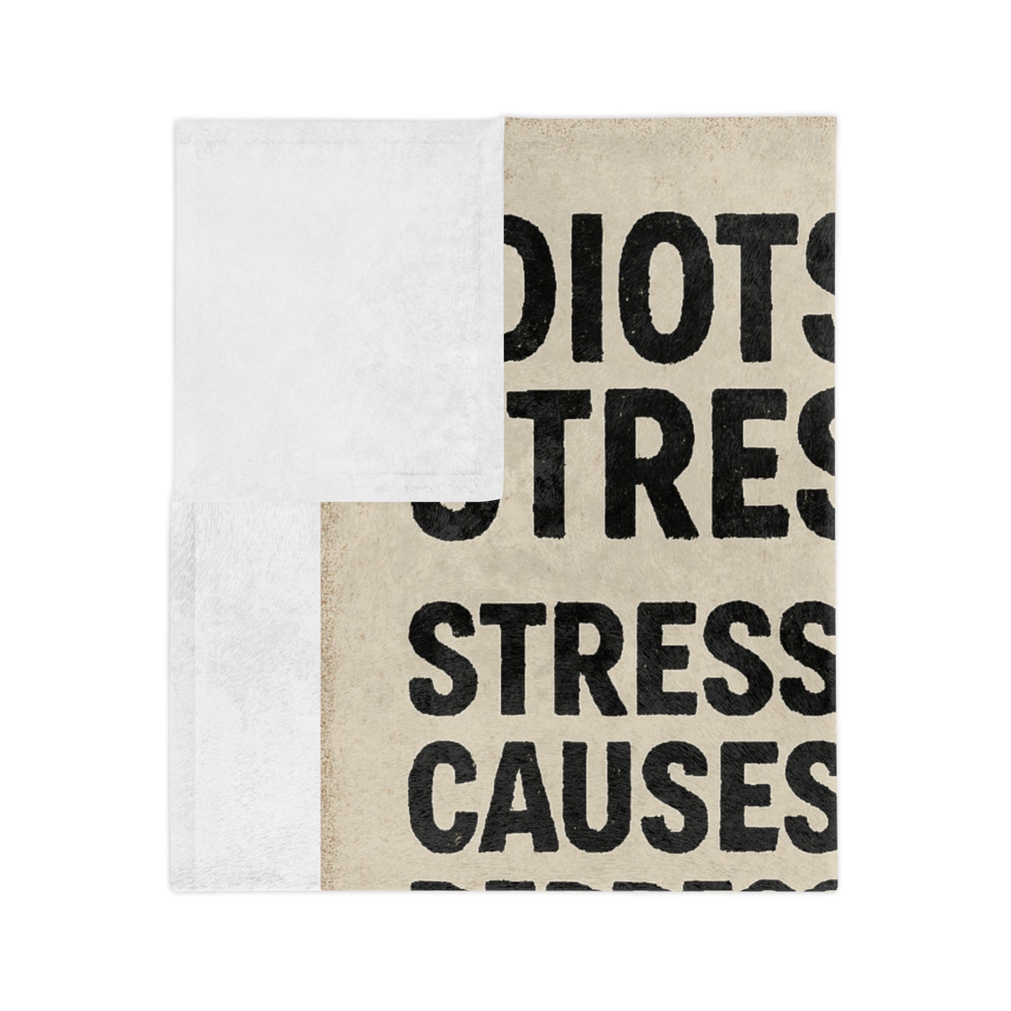 Stupid People Velveteen Microfiber Blanket
