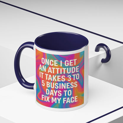 Fix My Face 2-Tone Coffee Mug