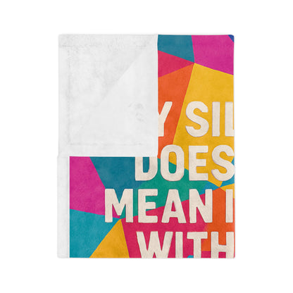 Speechless Velveteen Microfiber Blanket