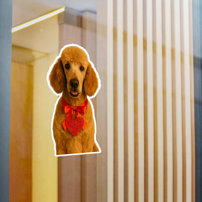 Cupid's Companion Poodle Vinyl Decal