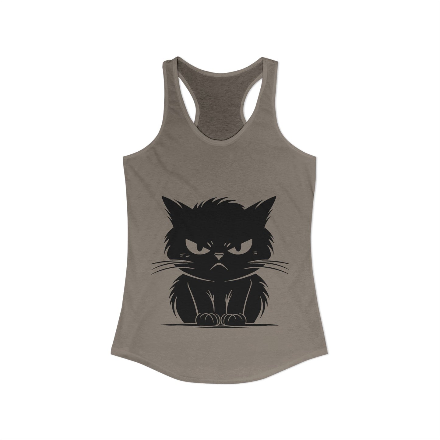 Angry Cat Women's Racerback Tank