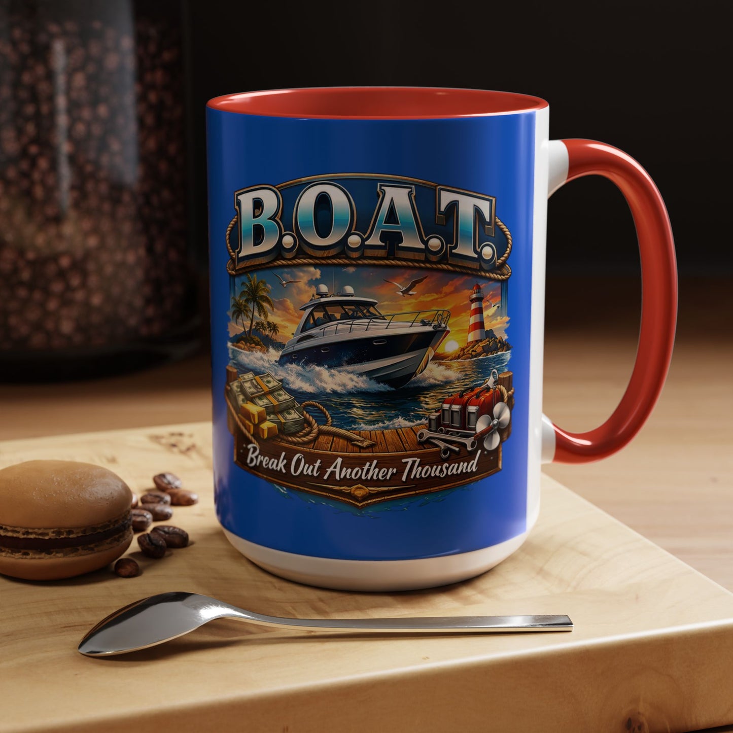 B.O.A.T. 2-Tone Coffee Mug