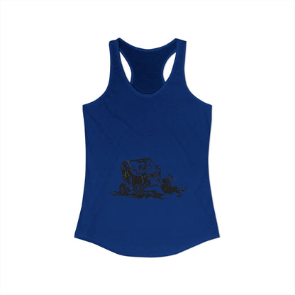 Slingin' Mud Side By Side Women's Racerback Tank