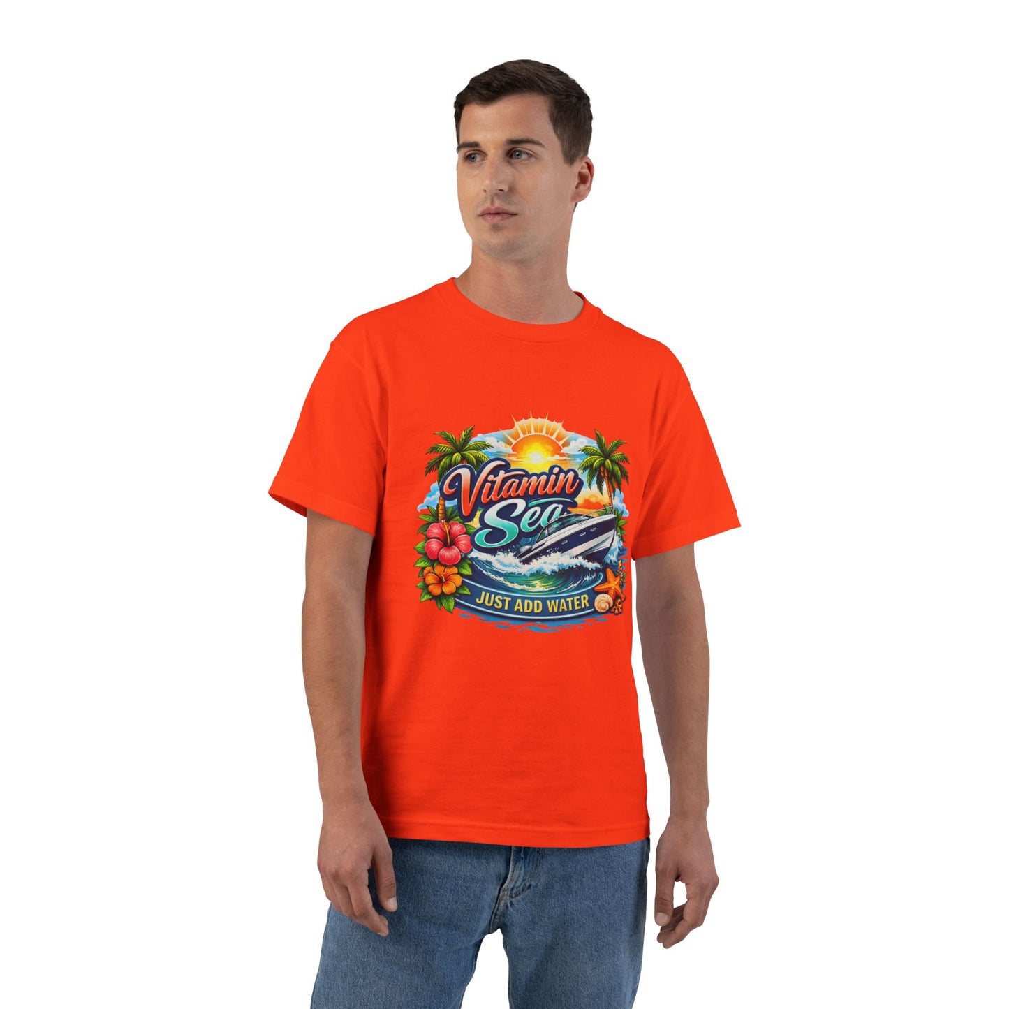 Vitamin Sea Men's Short-Sleeve Crewneck Tee