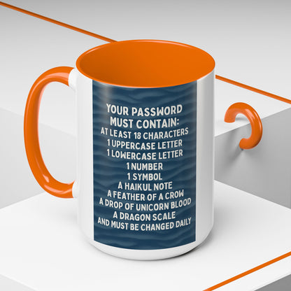 Password 2-Tone Coffee Mug